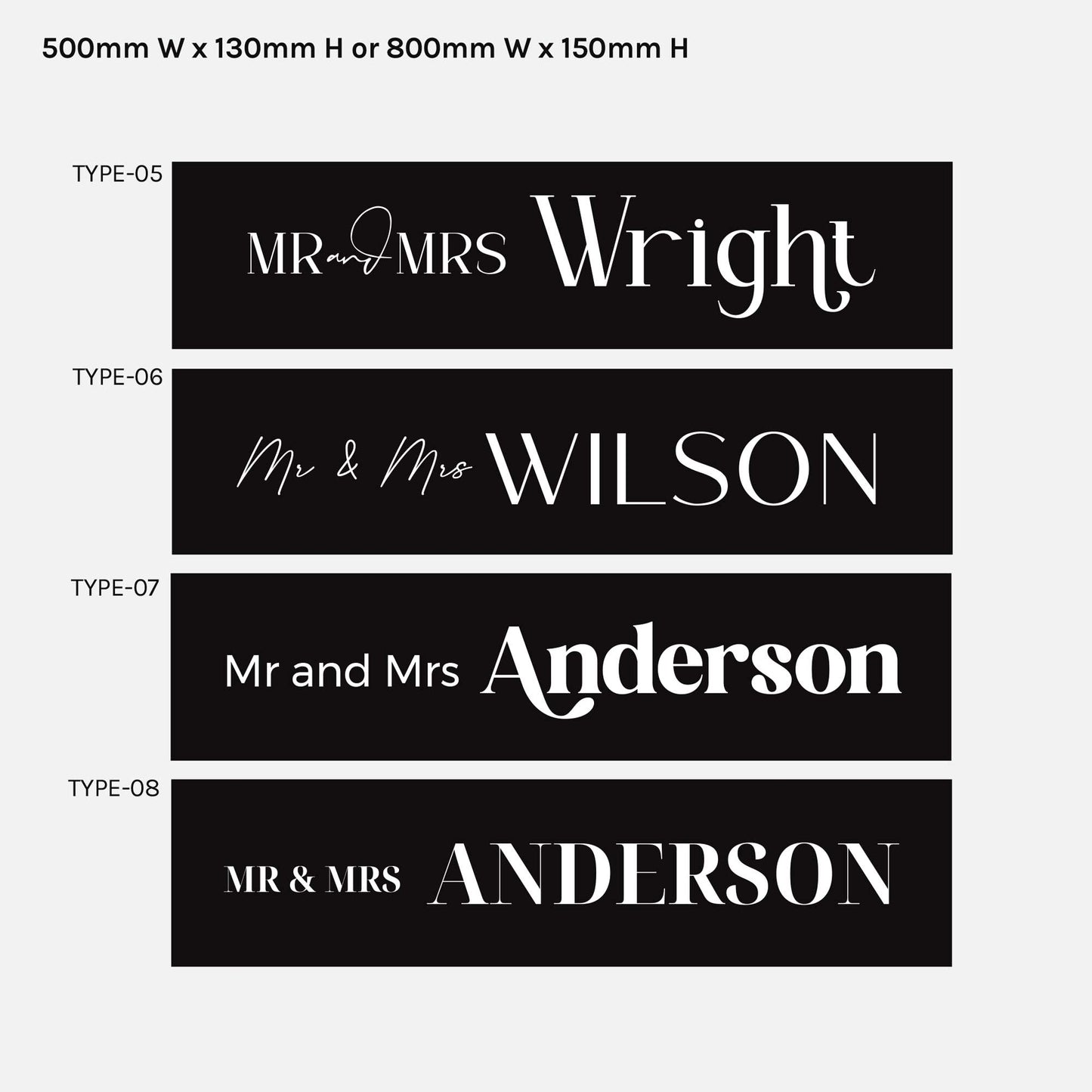 Bridal Table Sign, Mr & Mrs Wedding Newlyweds Freestanding Sign, Wedding table Acrylic sign