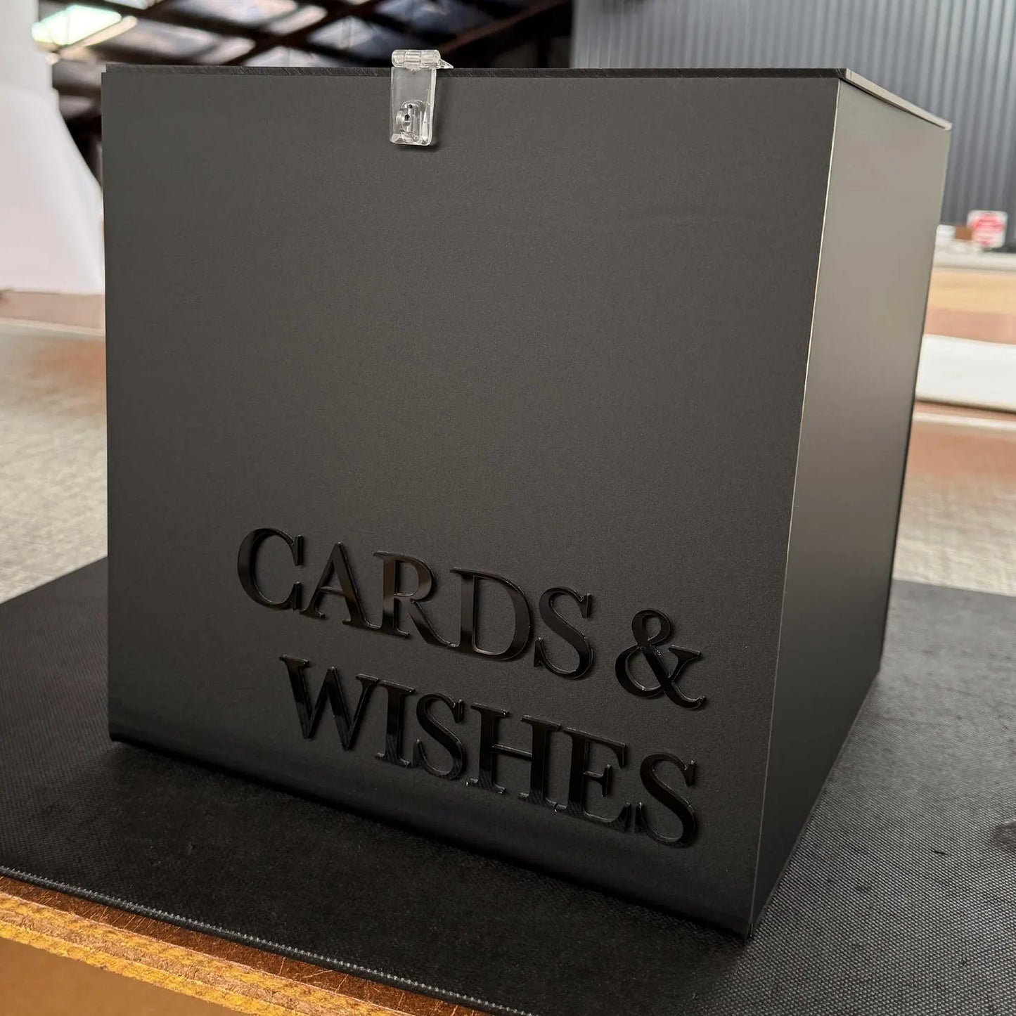 3D (Thank you x) Wedding Wishing Well with padlock