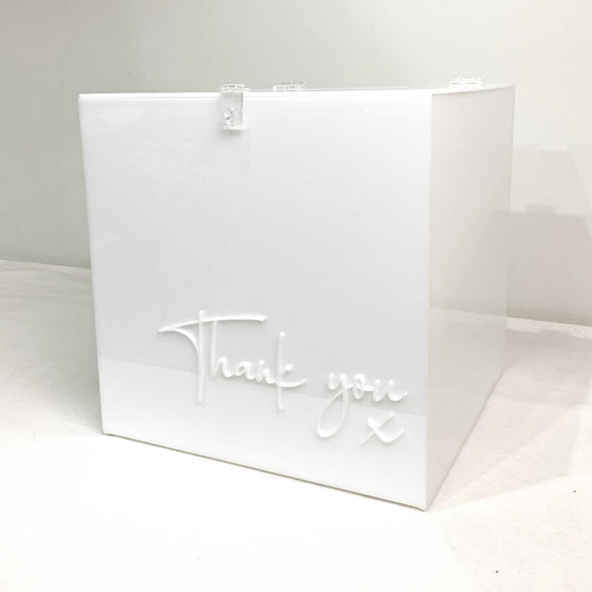3D (Thank you x) Wedding Wishing Well with padlock