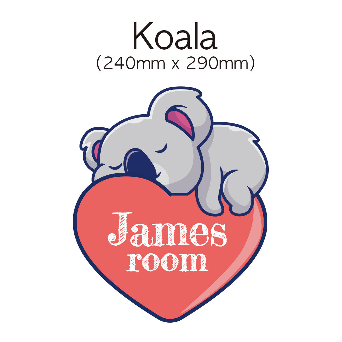 Kids Door Personalised name signs, Cute animal plaque