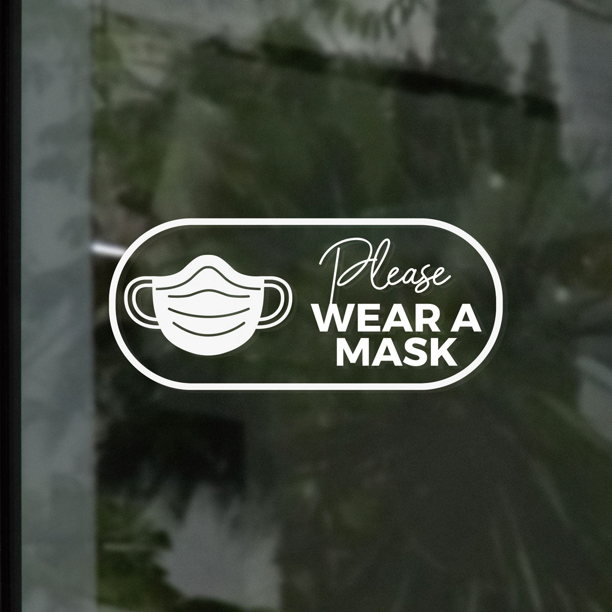Wear a Mask Sticker