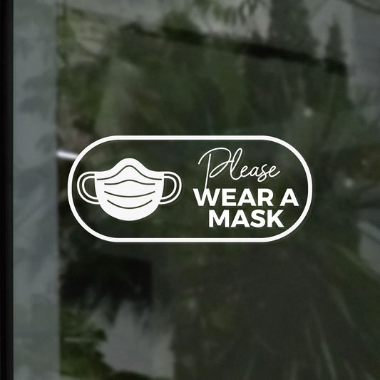 Wear a Mask Sticker