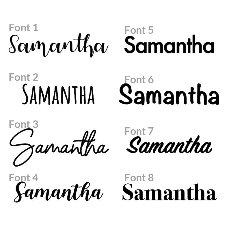 Personalised decal stickers wedding, Glass Decal sticker