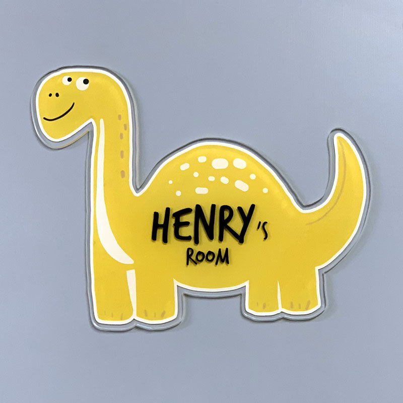 Kids Door Sign Dinosaurs name signs,High quality acrylic signs