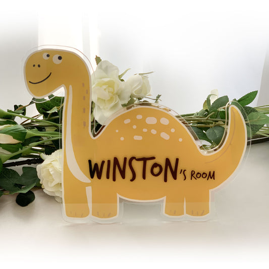 Kids Door Sign Dinosaurs name signs,High quality acrylic signs