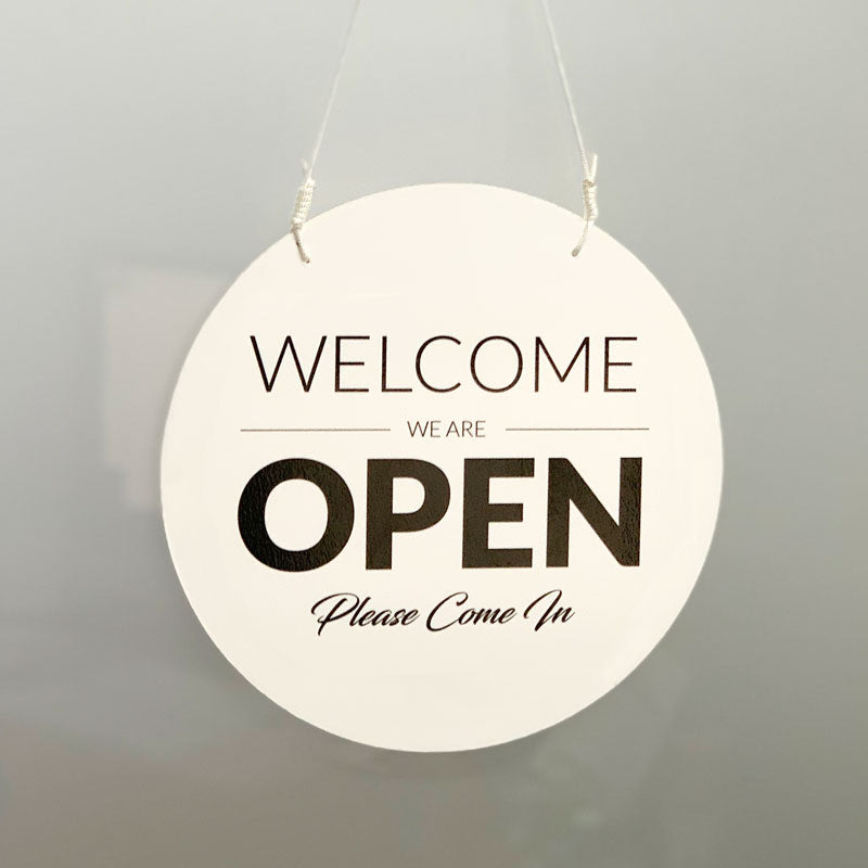 Open Closed Signs, Plastic Shop Window Signs, FREE SHIPPING