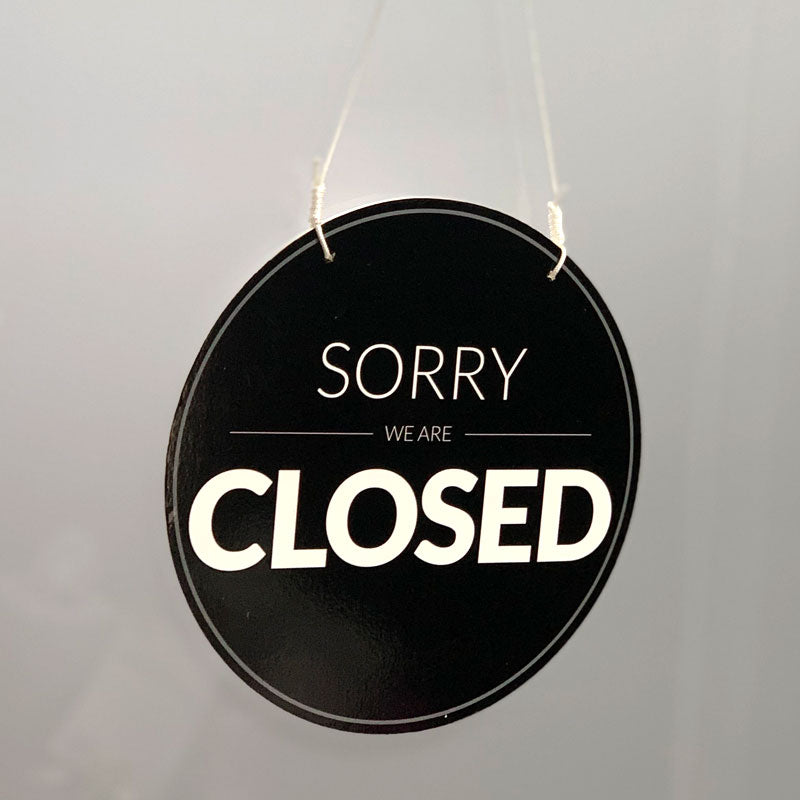 Open Closed Signs, Plastic Shop Window Signs, FREE SHIPPING