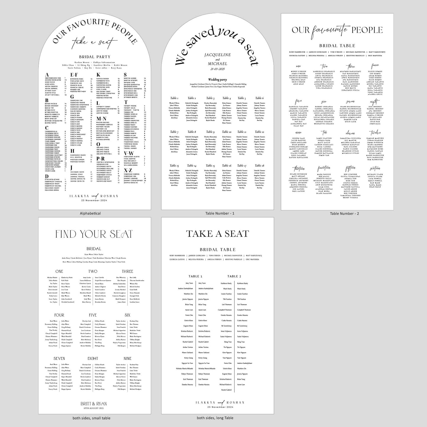 Large Wedding Signs (80x160cm) | Foam Board Signage | Personalised Ceremony Sign