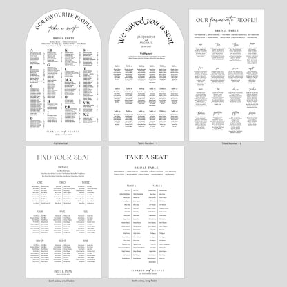 Large Wedding Signs (80x160cm) | Foam Board Signage | Personalised Ceremony Sign