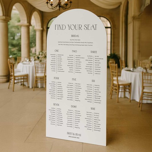 Large Wedding Signs (80x160cm) | Foam Board Signage | Personalised Ceremony Sign