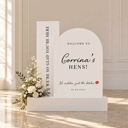 Wooden Box Stands for wedding sign, 2 slot
