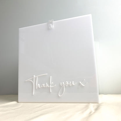 3D (Thank you x) Wedding Wishing Well with padlock