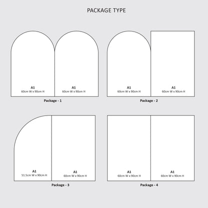 Set of 2(A1 +A1) Wedding Signs package, Welcome+Seating chart