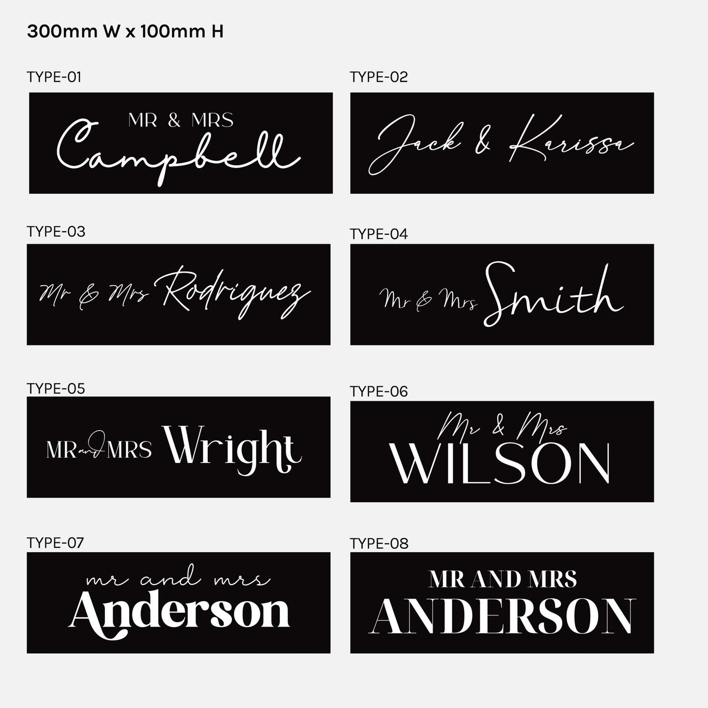 Bridal Table Sign, Mr & Mrs Wedding Newlyweds Freestanding Sign, Wedding table Acrylic sign