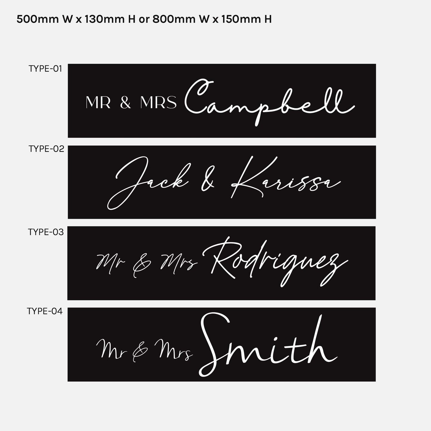 Bridal Table Sign, Mr & Mrs Wedding Newlyweds Freestanding Sign, Wedding table Acrylic sign