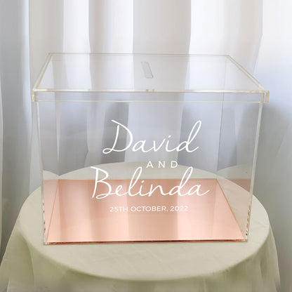 Clear wedding wishing well 50cm Wide