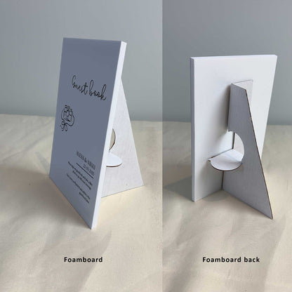 Freestanding Bar Sign, Guestbook Sign, Gifts Sign, Pick a Card Any Card Sign
