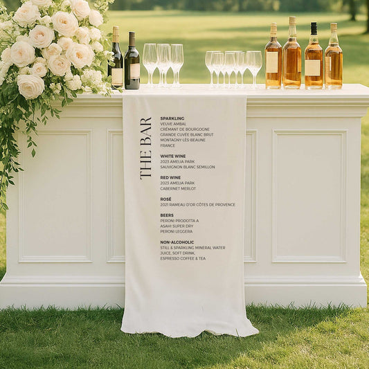 Custom Fabric Bar Sign