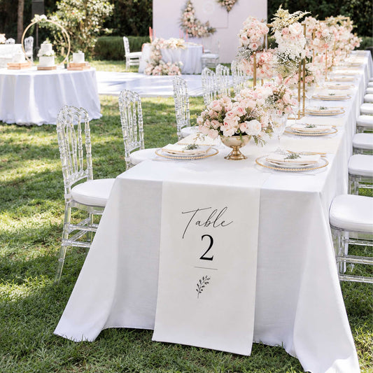 Fabric Table Numbers