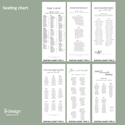 Fabric Wedding Sign Set – Welcome Sign & Seating Chart