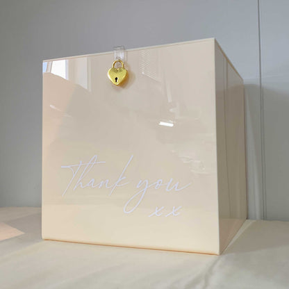 Black,White,Clear Wedding Wishing Well & Card Box