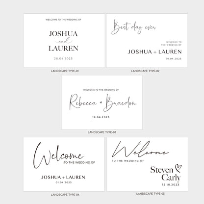 Wedding Welcome Signs, Event signs