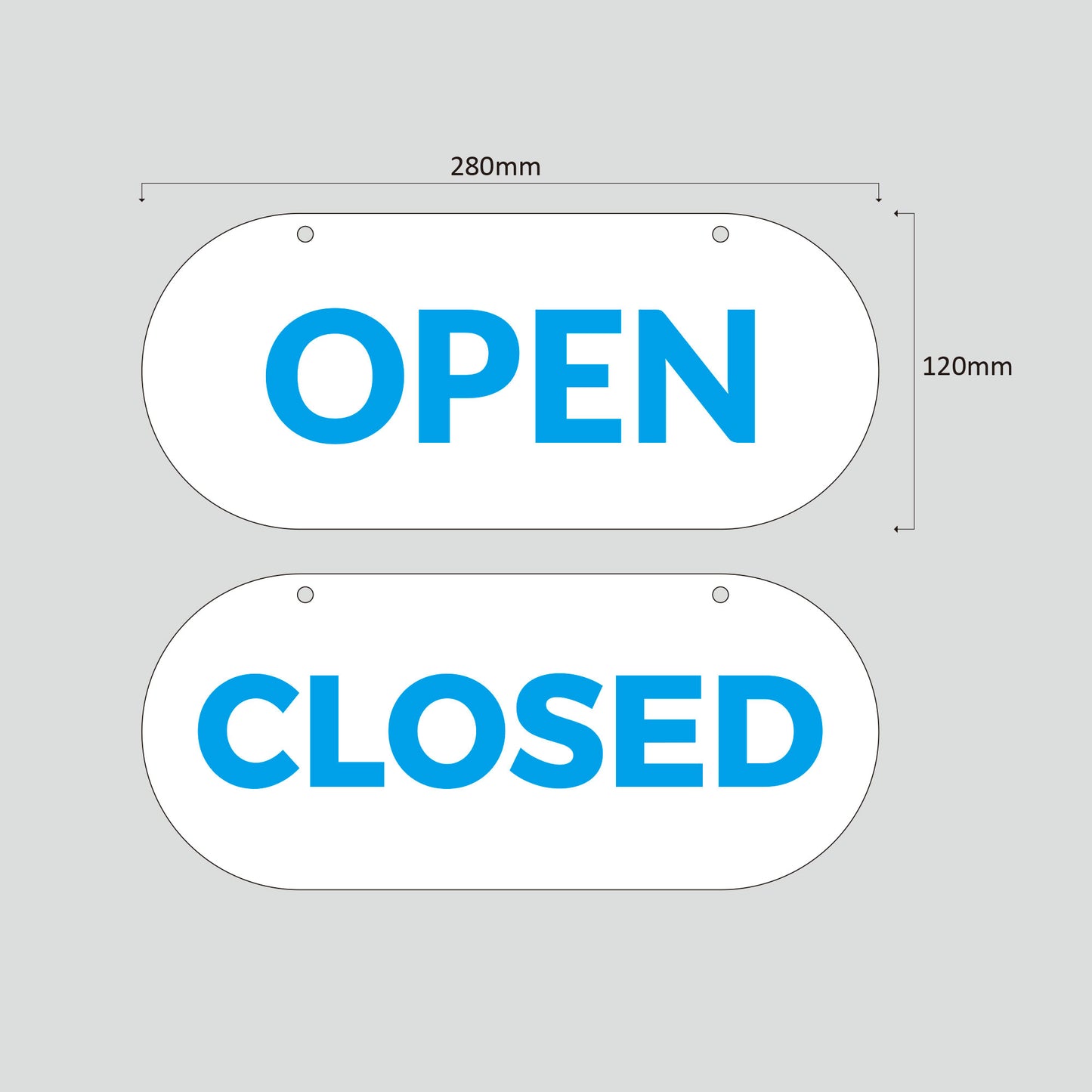 OpenClosed Signs, Plastic Shop Window Signs, FREE SHIPPING – OKdesign