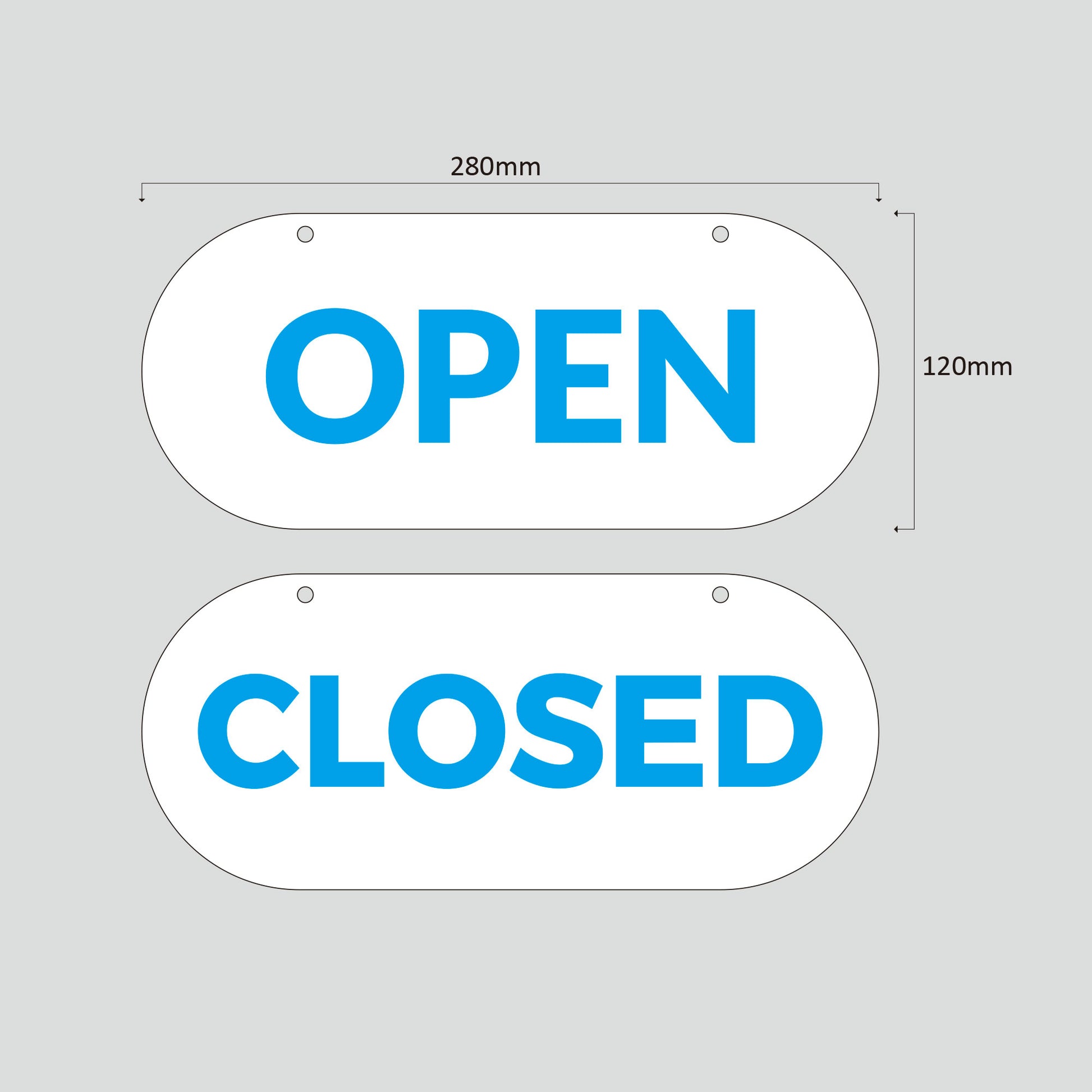 OpenClosed Signs, Plastic Shop Window Signs, FREE SHIPPING – OKdesign