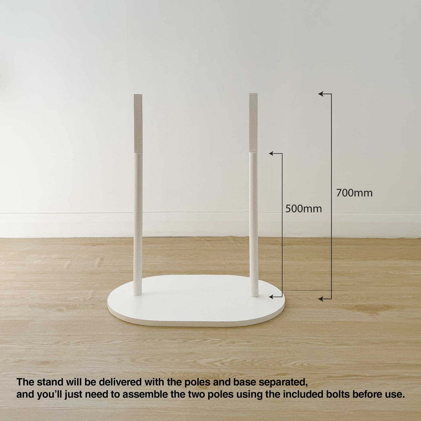 HIRE -  Peg Stands White