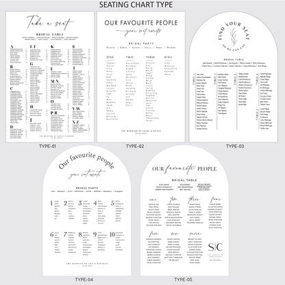 Set of 2 Wedding Sign package, Welcome and Seating chart