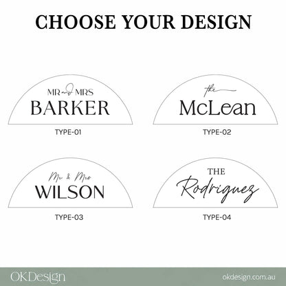 Personalised Mr & Mrs Wedding Table Signs