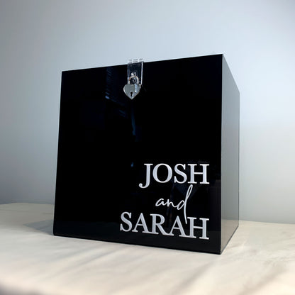 3D (Thank you x) Wedding Wishing Well with padlock