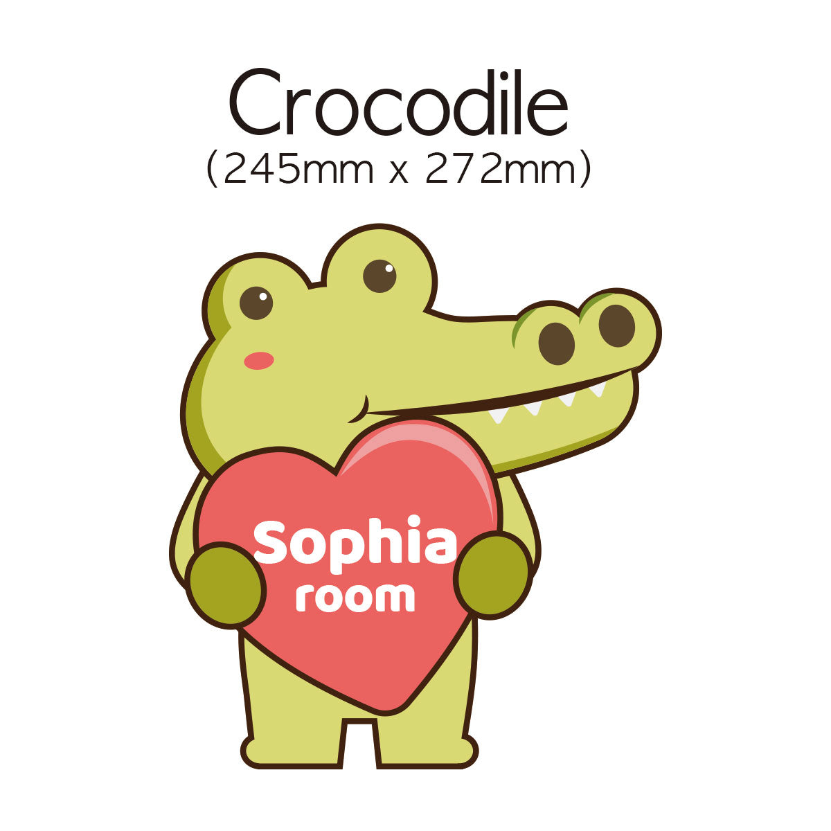 Kids Door Personalised name signs, Cute animal plaque