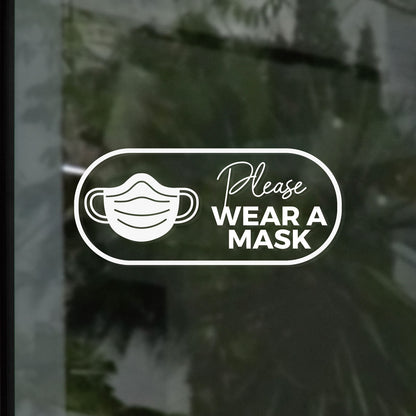 Wear a Mask Sticker