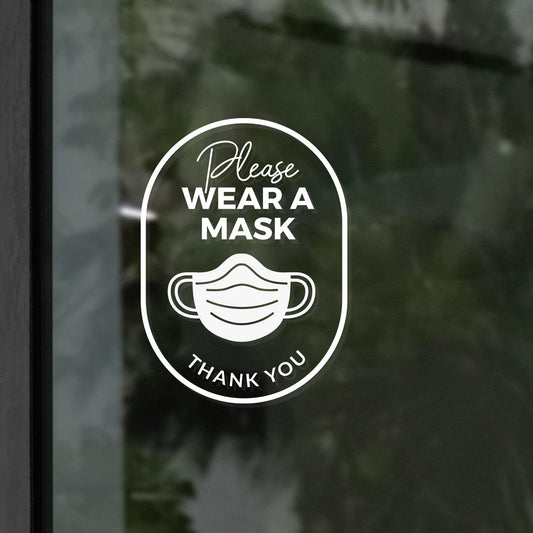 Wear a Mask Sticker