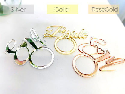 10pcs  Personalised Wedding guest name napkin rings