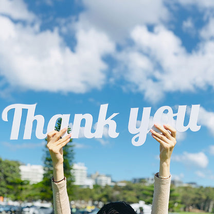 Wedding Thank You Sign, Thank You Card Sign