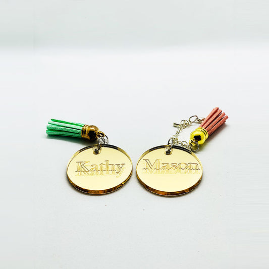 Custom Acrylic Wine Charms , Wedding Glass Charms